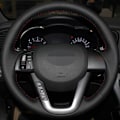 Miniatyrbild 2 av 6: Cover Handsytt svart konstläder för Kia K5 Optima 2008 2009 2010 2011 2012 2013