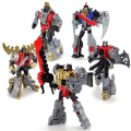 Miniatyrbild 4 av 7: BPF 5IN1 Transformation G1 Robotleksak Dinoking Volcanicus Grimlock Slag Slam Snarl Swoop Slash Dinobots Action Figur Ko 05 without box