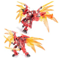 Miniatyrbild 5 av 7: Ny Jinbao Transformation Flame Dragon 8871 KO Red Dragon Deformation Figurleksaker Modell PE DF07 DF-07 Blue with box