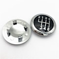 Miniatyrbild 2 av 5: För VW Volkswagen Passat B6 (2005-2011) Car Styling Chrome 5/6-växlad manuell växlingsknopp Spak Stick Emblem Cap Top Cover -5 Speed 5 Speed