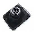 Miniatyrbild 3 av 5: Högkvalitativ 5 6-växlad växlingsknopp för bil med cover för VW Passat B6 2005 2006 2007 2008 2009 2010 2011-5 Speed 5 Speed