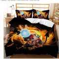 Miniatyrbild 1 av 7: Anime Naruto Sängkläder Set för barn Pojkar Dubbelt cover Täcken Set Akatsuki Itachi Sasuke Kakashi Lakan Baby Överkast J EU Single 135x200cm