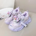 Miniatyrbild 6 av 7: Anime Kawaii Sanrios My Melody Cinnamoroll Kuromi Barn Sneakers Tecknad Söt Luminous Daddy Skor Tjej Sammet Löparskor Present Cinnamoroll Sock 2 33-20.2cm
