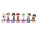 Miniatyrbild 7 av 7: 7 st/ set Bangtan Pojkar Grupper Rm Jin Suga Jhope Jimin V Jungkook Docka Modell Leksak Action Figur Star Idol Söt Army Present för barn 7pcs set B
