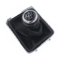 Miniatyrbild 5 av 5: Högkvalitativ 5 6-växlad växlingsknopp för bil med cover för VW Passat B6 2005 2006 2007 2008 2009 2010 2011-5 Speed 5 Speed