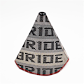 Miniatyrbild 1 av 5: JDM Style High Quality Hyper Tyg Shifter Boot Racing Shift Knop Cover Kragar för Universal Car med röda sömmar-brudgradient bride gradient