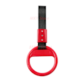 Miniatyrbild 1 av 4: Universal färgglad PVC-bil cirkulär dragrem för universal PVC-varningsring, högresistans nylon Black Red