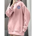 Miniatyrbild 4 av 7: Ny Miniso Sanrio Kuromi huvtröja dam Y2K printed långärmad tröja Sweet Girl Pullover Kläder Present 4 M 40-50kg