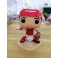 Miniatyrbild 6 av 7: Äkta FUNKEPOP Actionfigur Idrottare Hockey Basebollspelare Puckster Modellsamling Onarments Bord Bildekoration Red