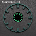 Miniatyrbild 1 av 5: För GA2100 GA2110 Luminous Hour Marker Dial Watch Pointer Scale Ring Index Modification Dial ga2110 Watch Mod Kit Tillbehör Green Luminous