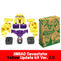 Miniatyrbild 1 av 7: Jinbao Devastator Update Kit Parts Ver 2.0 G1 GT Transformation Action Figur Leksaksmästerverk Filmmodell Deformation Bilrobot yellow 2 with box
