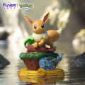 Miniatyrbild 4 av 7: Ny Original Funism Lager Eeveelution Eevee Vaporeon Espeon Umbreon Leafeon Sylveon Modellleksaker Samlarfigurer Presenter Espeon