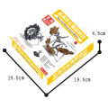 Miniatyrbild 7 av 7: Marksprickor Explosion Plattform Impact Effekt Modell Action Figur One Piece Ace Fire Scener Leksaker Specialeffekt Stativ Basleksak NO 30