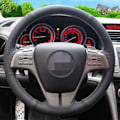 Miniatyrbild 1 av 6: DIY handsydd cover Svart cover i konstläder till Mazda 6 2009