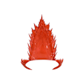 Miniatyrbild 1 av 7: Marksprickor Explosion Plattform Impact Effekt Modell Action Figur One Piece Ace Fire Scener Leksaker Specialeffekt Stativ Basleksak NO 27