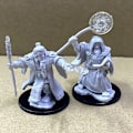 Miniatyrbild 6 av 7: Lot Pathfinder Battles Deep Cuts Nolzur's Fighter Orc Druid Pirates Goblin Wolf Rogue Monk Brädspel Miniatyrer Miniatyrer Leksaker Dwarf Summoner