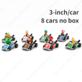 Miniatyrbild 1 av 7: 8 st/lot Super Mario-serien Leksaksbilsmodell Glidande Racingbilar Tecknad filmkaraktär Anime Figur KARTING Samla leksaker Presenter 8pcs cars no box