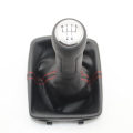 Miniatyrbild 3 av 5: För VW Polo 9N 9N2 För GTI 2002 2003 2004 2005 2006 2007 2008 2009 2010 Car-Styling 5-växlad växelspaksknopp Gaitor Läder Boot-