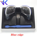 Miniatyrbild 1 av 5: För VW Golf 6 7 R GTI Passat B7 B8 CC R20 Jetta MK6 GLI Krom Matt Med Kolfiber Växlingsknopp Växelns cover DSG Logo-set 3 set 3
