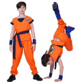 Miniatyrbild 4 av 7: Anime Dragon Ball Barndräkt Son Goku Gui Cosplay Kläder Barnens dag Halloween Alla helgons dag Performance Outfit Vuxen GUI - 6pcs set 135-148cm