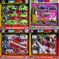 Miniatyrbild 2 av 7: Bil Flygplan Modell Transformation G1 Devastator Defensor Bruticus Superion Monterad Deformation Robot Autobot Toy Collection Fighter
