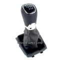 Miniatyrbild 3 av 5: För Skoda Octavia A7 MK3 2013 2014 2015 2016 2017 Car-Styling 5/6-växlad bilväxelspak med PU-läder Gaitor-5-växlad knopp 5 Speed Knob