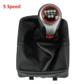 Miniatyrbild 1 av 5: Växelspaksratt Spak Växel PU Läder Gaitor Boot För Volkswagen VW Polo 9N 9N2 GTI 2002 2003 2004 2005 2006 2007 2008 2009-5 Speed B0269 5 Speed B0269