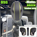 Miniatyrbild 1 av 5: Krom Matt cap COVER ABS Växelspaksknopp Passar till Volkswagen VW Golf MK6 MK7 R GTI-Matt Grå-Grön 1 Matte Grey-Green 1