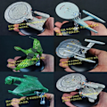Miniatyrbild 2 av 7: Original Star Treks Simulering Legering Rymdfarkost Klassisk Serie Metall Luftskepp Vessel Action Figur Modell Leksaker Collection A615