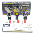 Miniatyrbild 5 av 6: Nya transformationsleksaker Newage NA H10 H11 H12 Insecticons Split Kickback Bombshell Set med 3 actionfigurleksak i lager