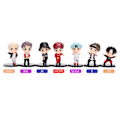 Miniatyrbild 1 av 7: 7 st/ set Bangtan Pojkar Grupper Rm Jin Suga Jhope Jimin V Jungkook Docka Modell Leksak Action Figur Star Idol Söt Army Present för barn 7pcs set C