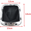 Miniatyrbild 3 av 5: För VW Volkswagen Polo 6C 2015 2016 2017 2018 5/6-växlad växelspaksknopp Damask Boot Cover Case Car Styling Tillbehör-5-växlad växelknopp 5 Speed gearknob