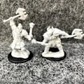 Miniatyrbild 1 av 7: Lot Pathfinder Battles Deep Cuts Nolzur's Fighter Orc Druid Pirates Goblin Wolf Rogue Monk Brädspel Miniatyrer Miniatyrer Leksaker Orc Barbarian
