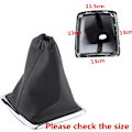 Miniatyrbild 1 av 5: Växelspaksknopp Damask cover 5/6 hastighet för Ford Fiesta MK7 Focus MK2 FL NK3 C-max FL B-max S-max Galaxy MK3 Kuga Transit- case Leather Case