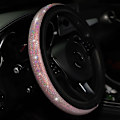 Miniatyrbild 2 av 7: (WT)37/38mm Universal Cover PU Läder Strass Diamantimitation Case Auto Interiör Inredning Bil Styling WT