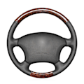 Miniatyrbild 1 av 7: (Lägg till mahogny)Yuji-Hong svart läder case för bilar för Toyota Prado 2004-2006 Land Cruiser 2006 LC120 Carbon-fiver läder Add Mahogany