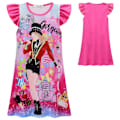 Miniatyrbild 5 av 7: Taylors The Swifts The Ears Tour Flickor Klänningar Kläder Flickor Kortärmad Pyjamas Klänning Barn Nattlinne Sovkläder Födelsedagspresenter Taylors Swifts 3 150