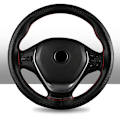 Miniatyrbild 5 av 7: (D)Bil suv diameter 37/38cm Auto cover Anti-halk prägling Läder Bilstyling Tillbehör Universal Braid Case passform D