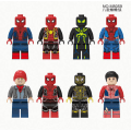Miniatyrbild 1 av 2: 8PCS Avengers Building Blocks Superman Hulk Team America Playset B
