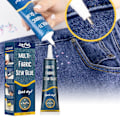 Miniatyrbild 4 av 6: Jue-Fish Tyg Lim Sömnad Kläder Speciallim Tryck Byxor Innersulor, Jeans Trasigt Tyg Lim