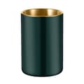 Askebæger Rund Vindtæt Rustfrit Stål Røgfrit Cigar Askebæger Terrasse Indendørs Grøn 1 stk Green