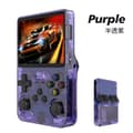 R36S Retro Handhållen Videospels Konsol Linux System 3.5 Tum IPS Skärm Helt Ny Purple 128