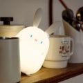 Miniatyrbild 1 av 5: Kanin LED Nattlampor - Silikon Dimbar Bordslampa - Sänglampa -Julklappa Barn vit