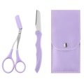 Miniatyrbild 1 av 2: Ögonbrynstrimmerset - Eyebrow Razors Kit - Eyebrow Shaping Knife Sax lila