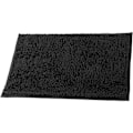 Miniatyrbild 5 av 5: Badrumsmatta - Extra mjuk plysch bad dusch badrumsmatta, Chenille mikrofibermaterial, superabsorberande lurvig badmatta (40x60cm, Svart)