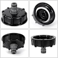 Miniatyrbillede 5 af 5: Vandtank vandtank adapter til tilslutning af haveslanger indløbsdiameter 60 mm 2 stk