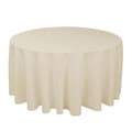 Rund duk i polyester, maskintvättbar - Champagne 180cm 180cm