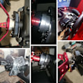 Miniatyrbild 5 av 5: Adapterplatta för Logitech G29 G920 G923 13/14 tums racingratt 70mm CDQ