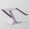 Miniatyrbillede 3 af 3: Laptop Stand Lap Desk, Ergonomisk Foldbart Computerstativ med Justerbar Højde Purple