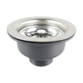 Miniatyrbillede 1 af 5: Vask afløb uden overløb Kurv INOX ø 110 mm 1½\", Rustfrit stål + ABS, Afløb + Kurv Vandfilter til swimmingpool